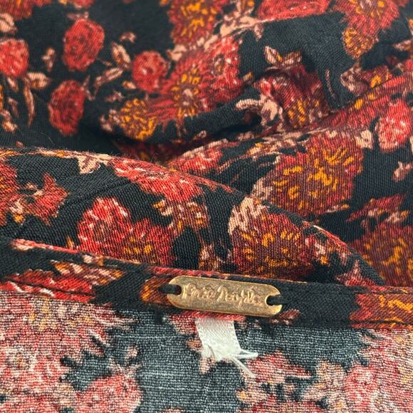 Free People Red Provence Floral Mini Dress - Picture 9 of 12